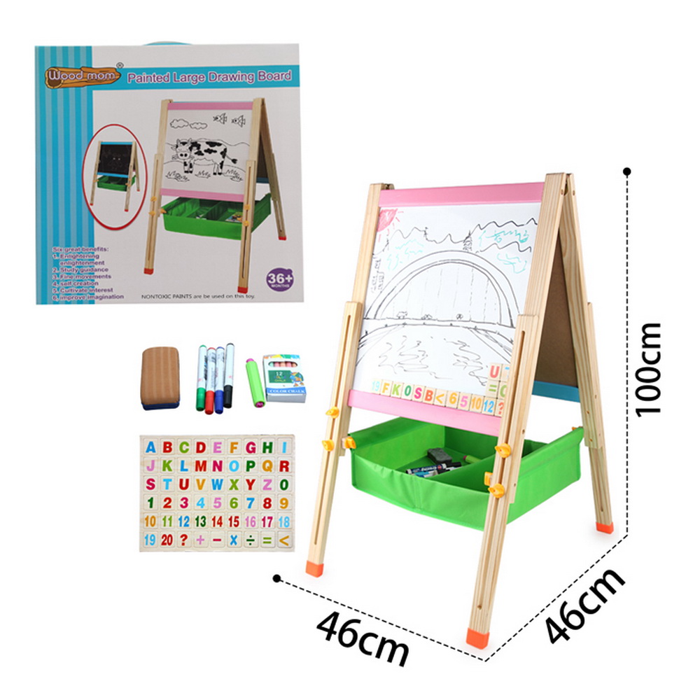 PIZARRA CON ATRIL DE MADERA