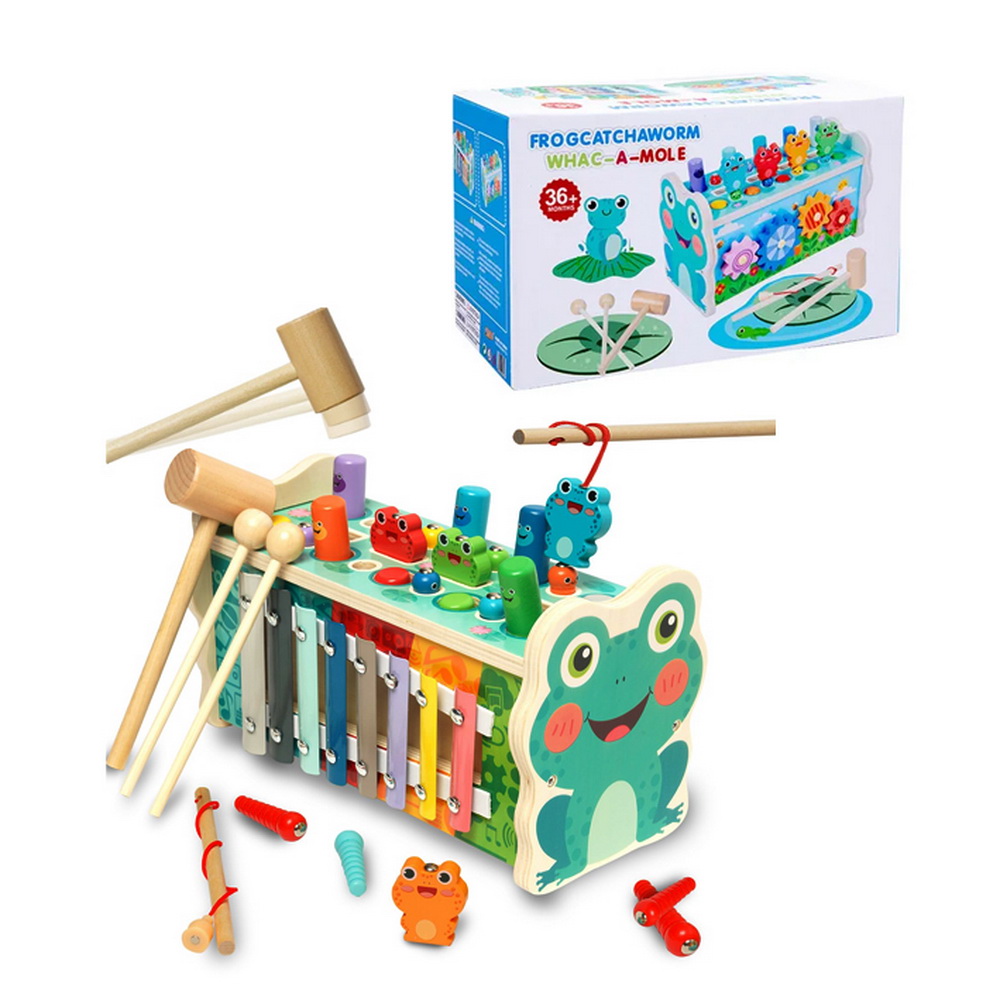 JUEGO MADERA ENCAJE Y PESCA